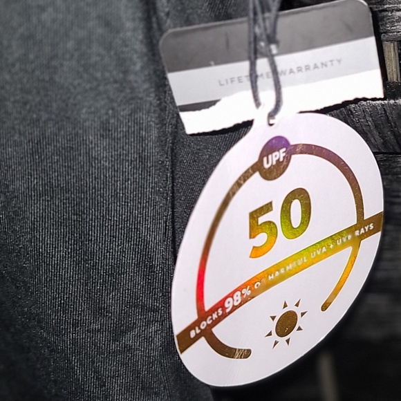 Tail activewear shirt sleeve black and white size M nwt UPF 50 shirt - Picture 5 of 6